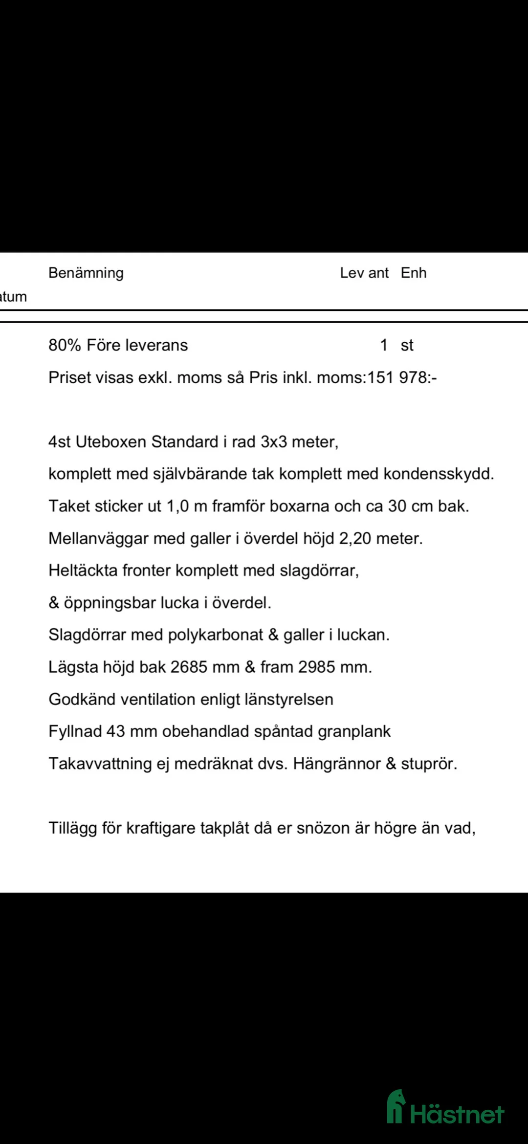 Stallinredning, stängsel & gård övrig utrustning till salu: 4 uteboxar på rot säljes  - Annons 4