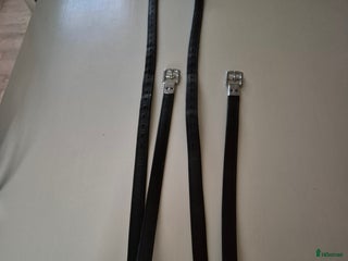 Sadeltillbehör hästutrustning till salu: Bates kalvskinnstigläder 160cm i Kungsör - Annons 4