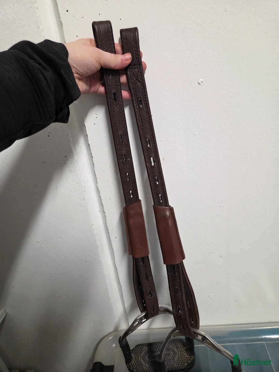 Sadeltillbehör hästutrustning till salu: Prestige Stigläder stl S - Annons 1