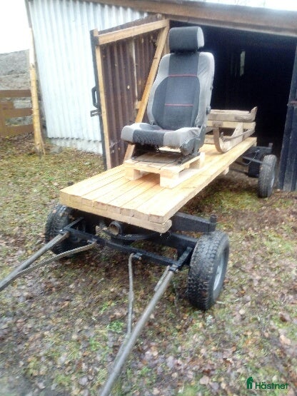 Körvagnar körning till salu: Vagn 9” med broms - Annons 14