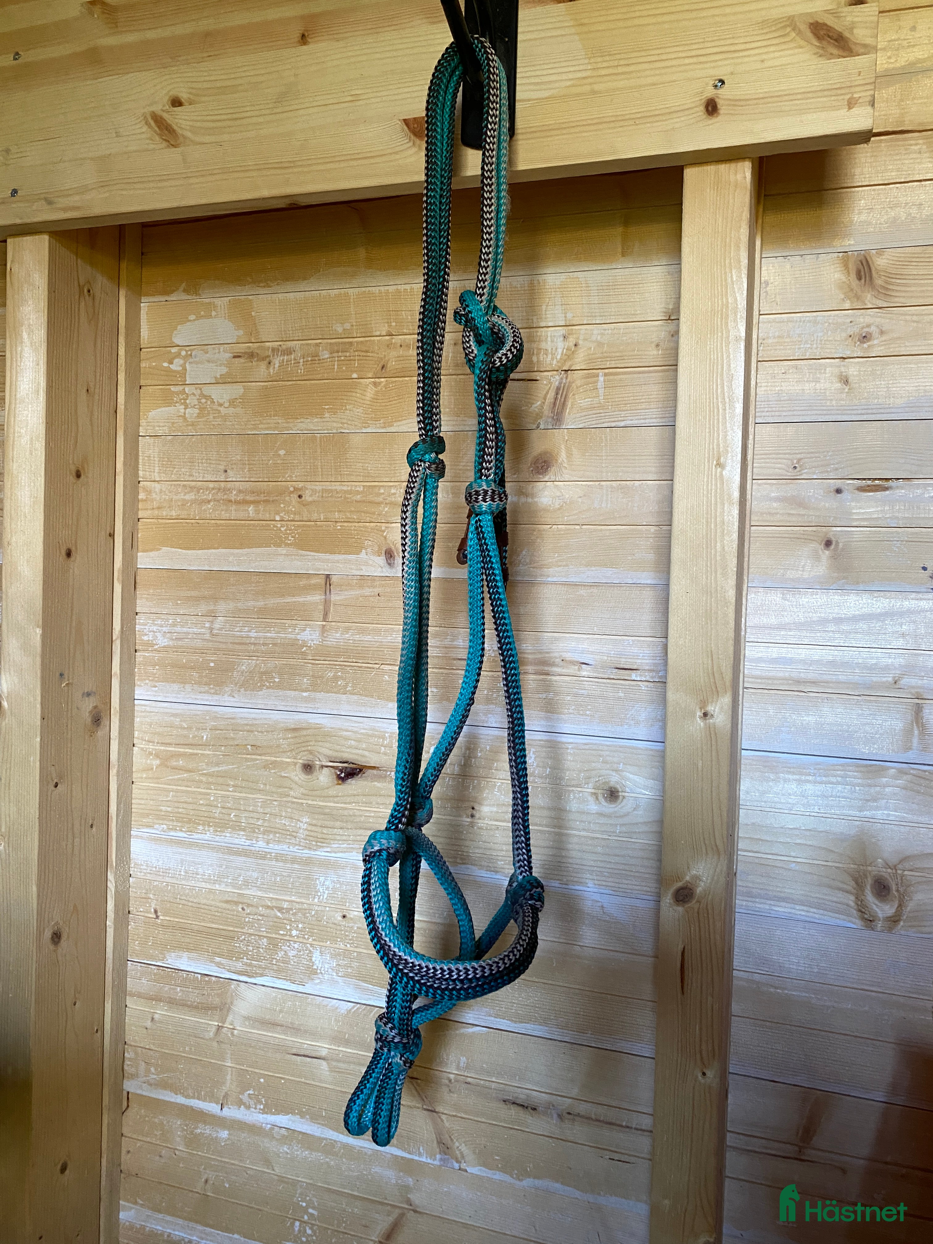 Övrig Hästutrustning hästutrustning till salu: Turkos repgrimma med långt grimskaft  i Haparanda - Annons 6