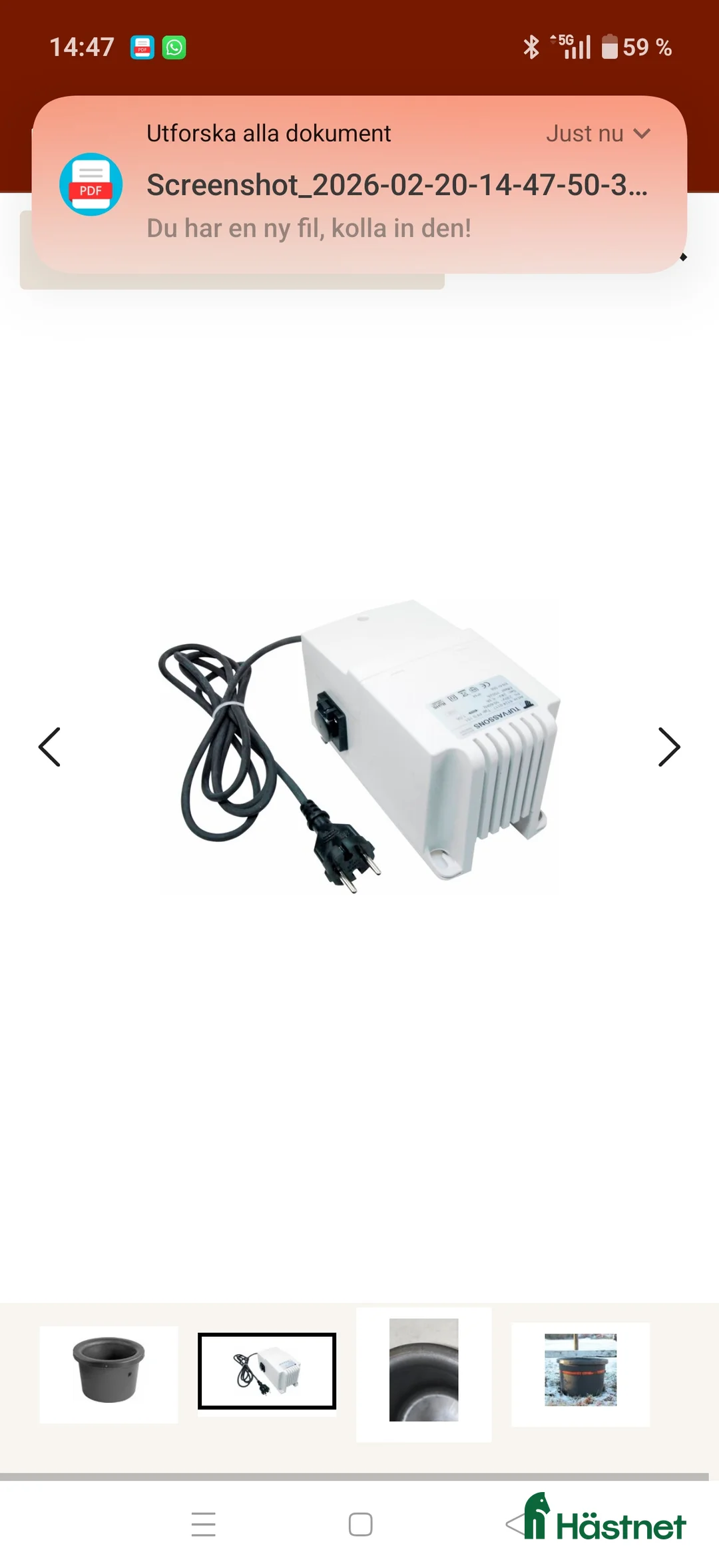 Stallinredning, stängsel & gård övrig utrustning till salu: Vatten tunna i Sunne - Annons 2