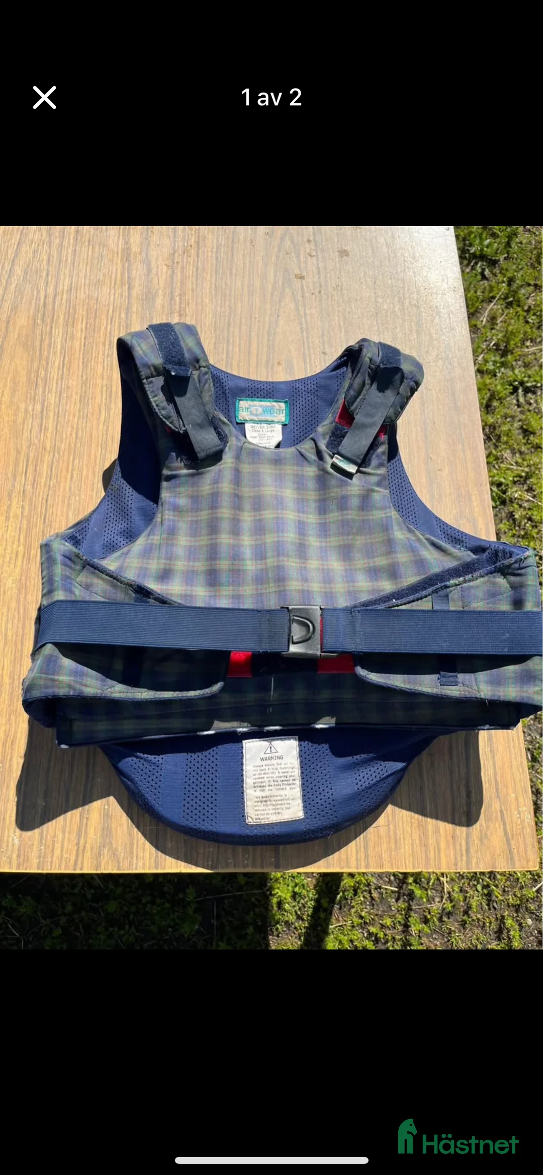 Säkerhetsvästar ryttarutrustning till salu: 3 stjärniga Säkerhetsväst  i Skepplanda - Annons 1