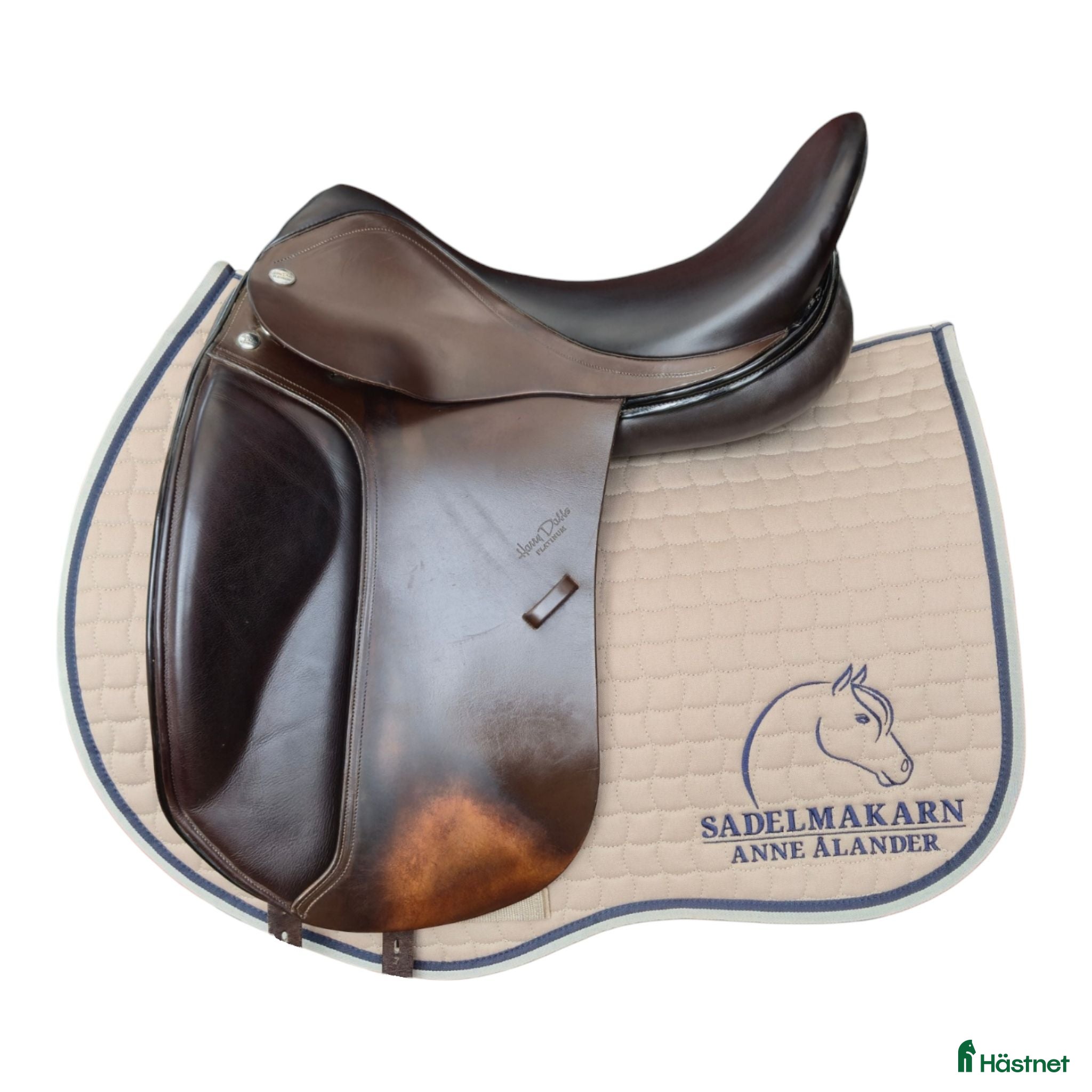 Sadlar hästutrustning Harry Dabbs Platinum 17,5" - Annons 1