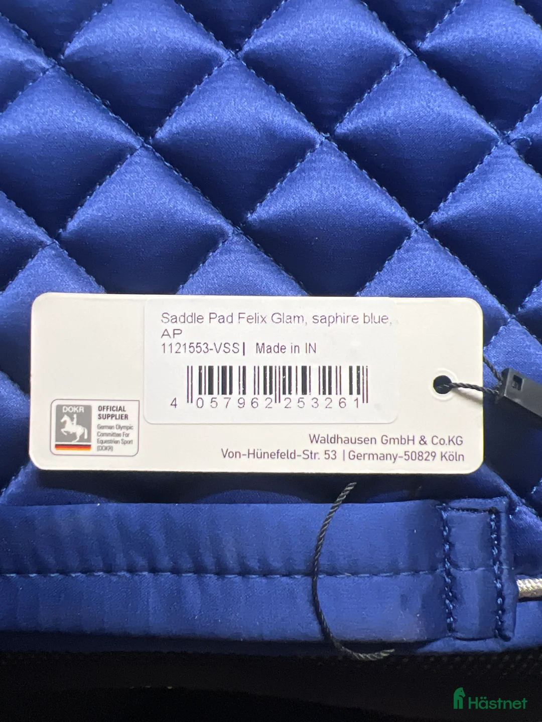 Schabrak & Vojlockar hästutrustning till salu: Blått schabrak  i Höllviken - Annons 2