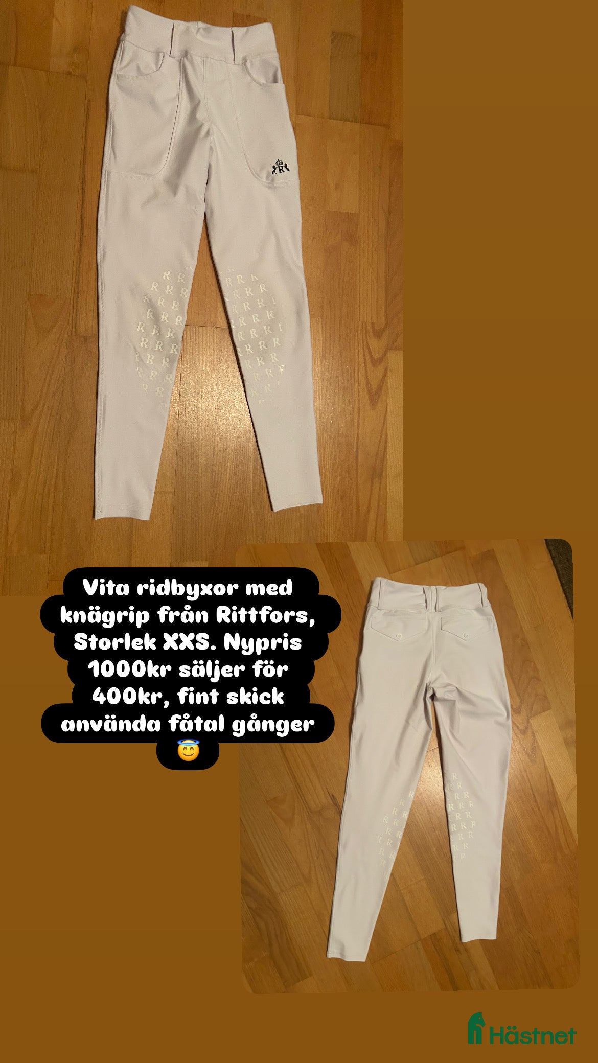 Ridbyxor ryttarutrustning till salu: Vita ridbyxor  i Gävle - Annons 5