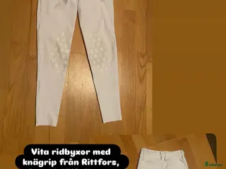 Ridbyxor ryttarutrustning till salu: Vita ridbyxor i Gävle - Annons 2