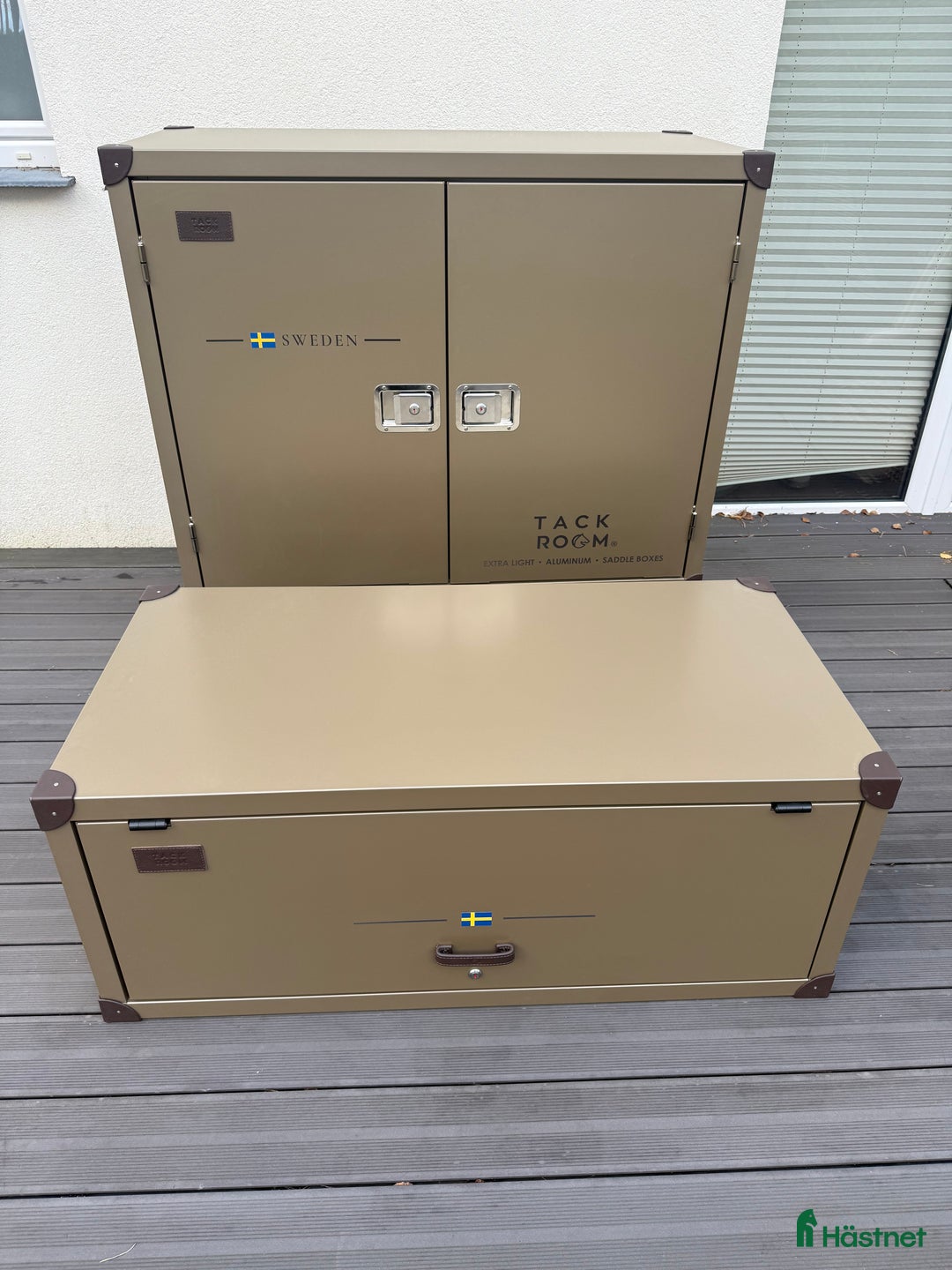 Stallinredning, stängsel & gård övrig utrustning till salu: Exlusivt sadelskåp/tävlingsskåp i aluminium  i Hillerstorp - Annons 3