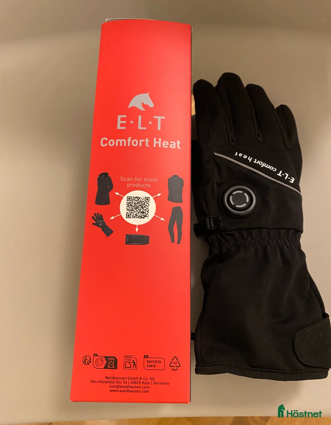 Övrigt Ridkläder ryttarutrustning till salu: E.L.T Comfort Heat Gloves strl M - Annons 5