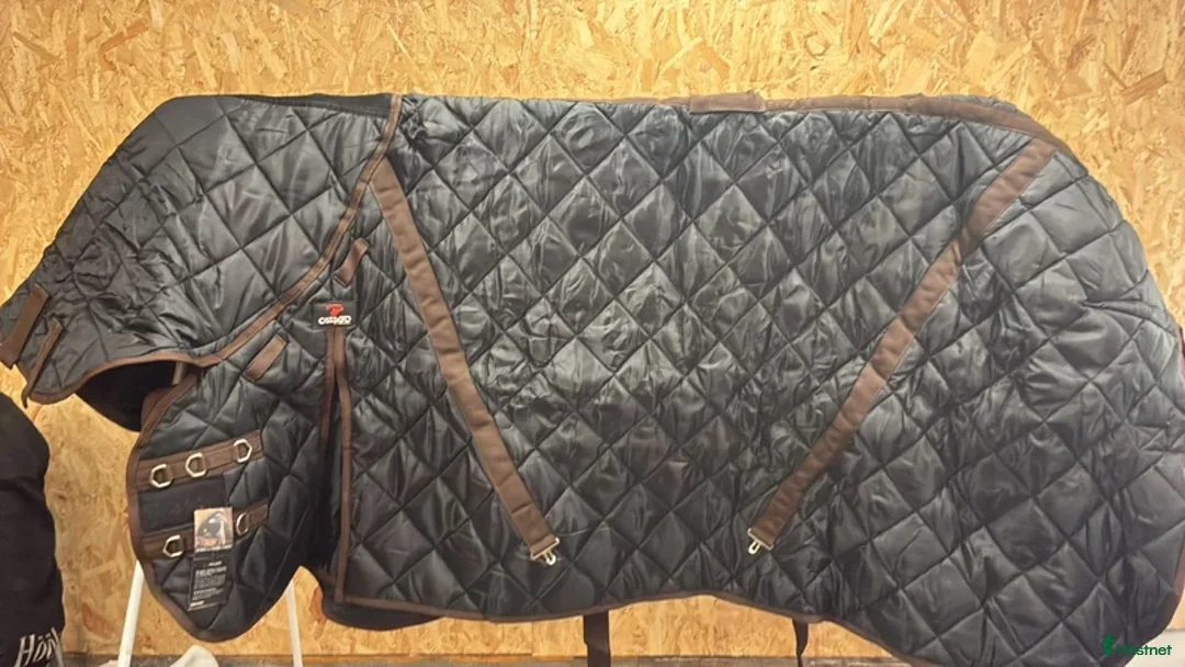 Täcken hästutrustning till salu: Catago stalltäcke med hals strl 155 – NYTT - Annons 1