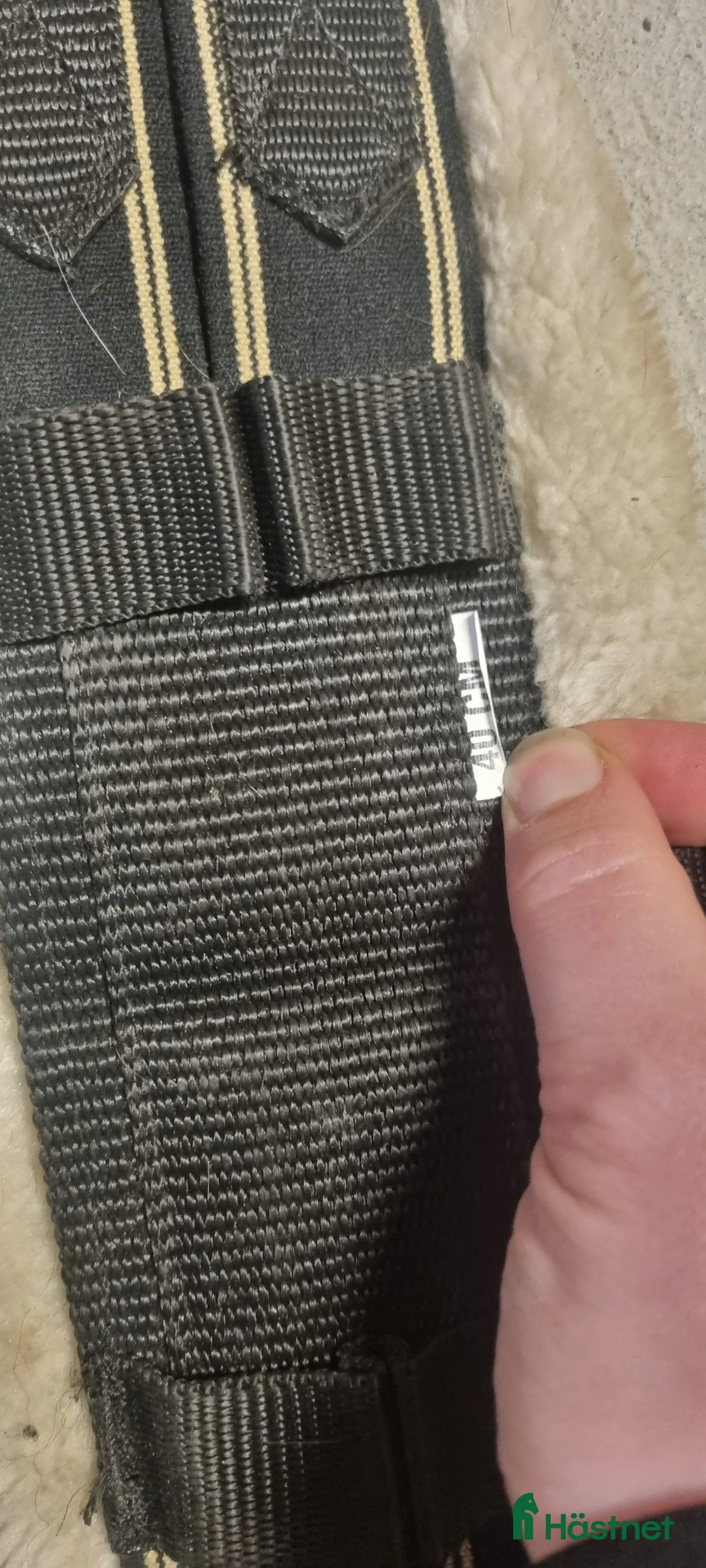 Sadeltillbehör hästutrustning till salu: Kort sadelgjord med ludd 40cm - Annons 2