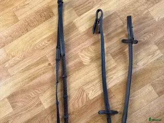 Träns hästutrustning Brun gummi tygel - Annons 1