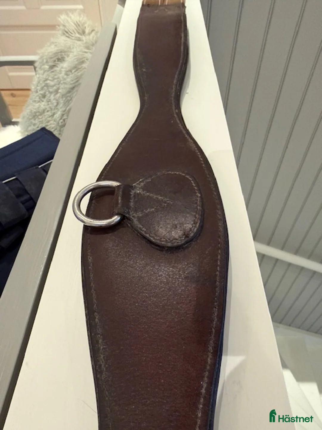 Sadeltillbehör hästutrustning till salu: Brun sadelgjord - Annons 1