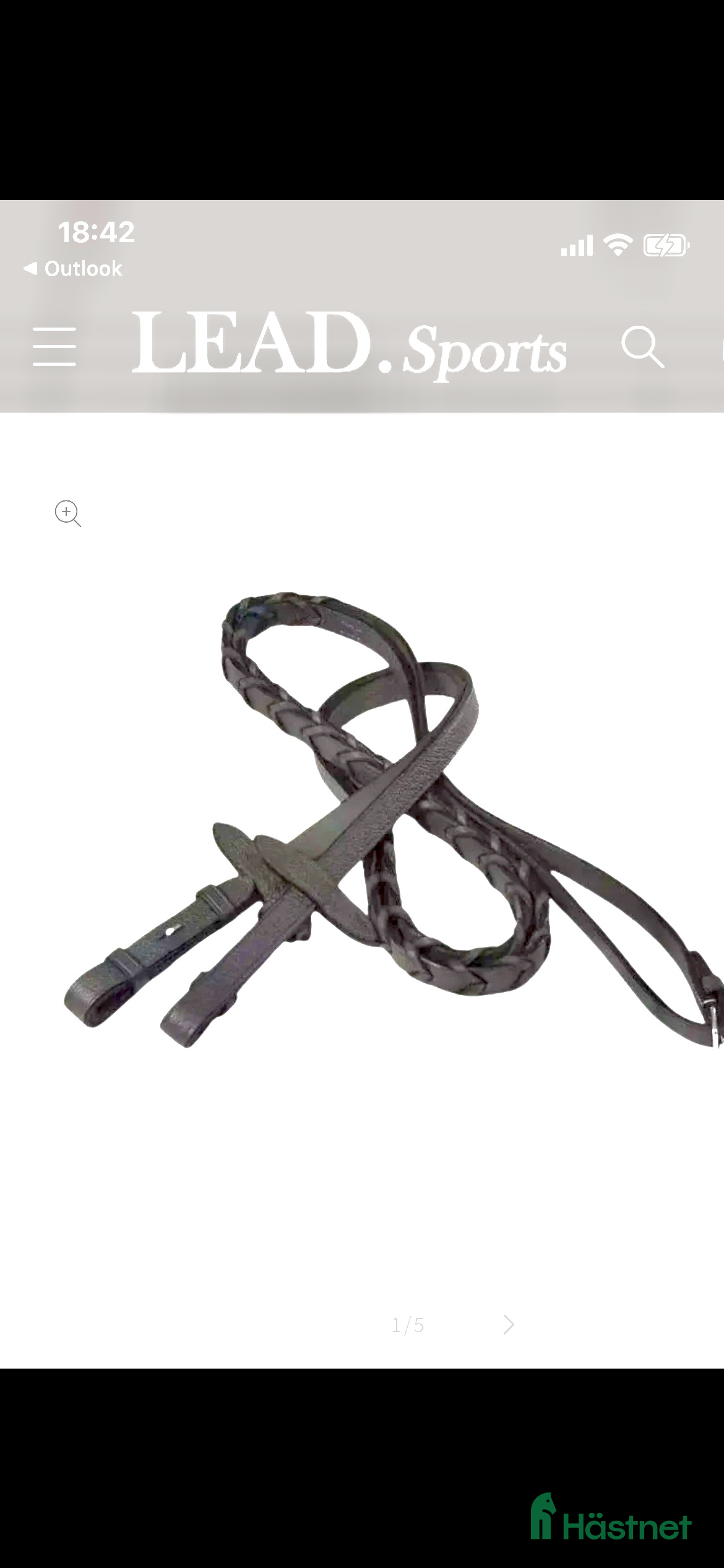 Övrig Hästutrustning hästutrustning till salu: Svarta flätade tyglar strl full  i Eskilstuna - Annons 1