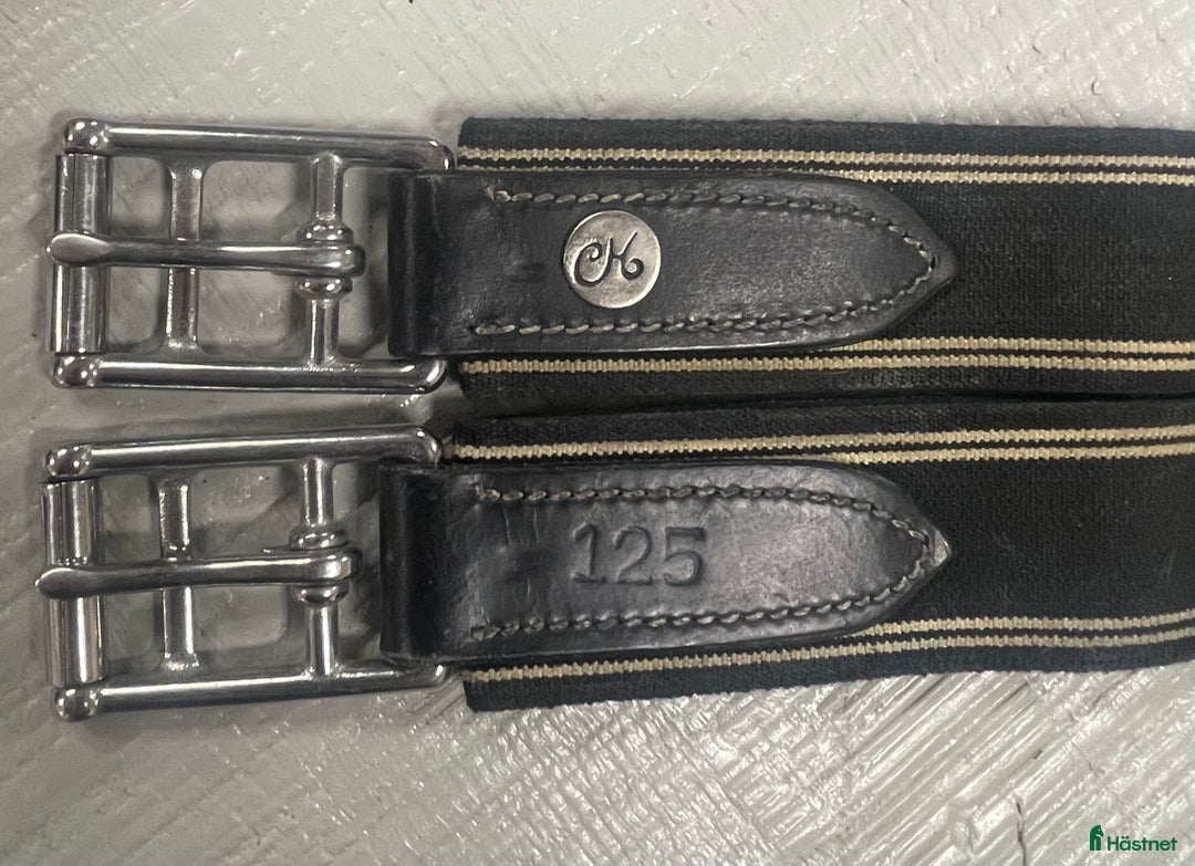 Sadeltillbehör hästutrustning till salu: Sadelgjord magplatta i läder stl 125. i Umeå - Annons 2