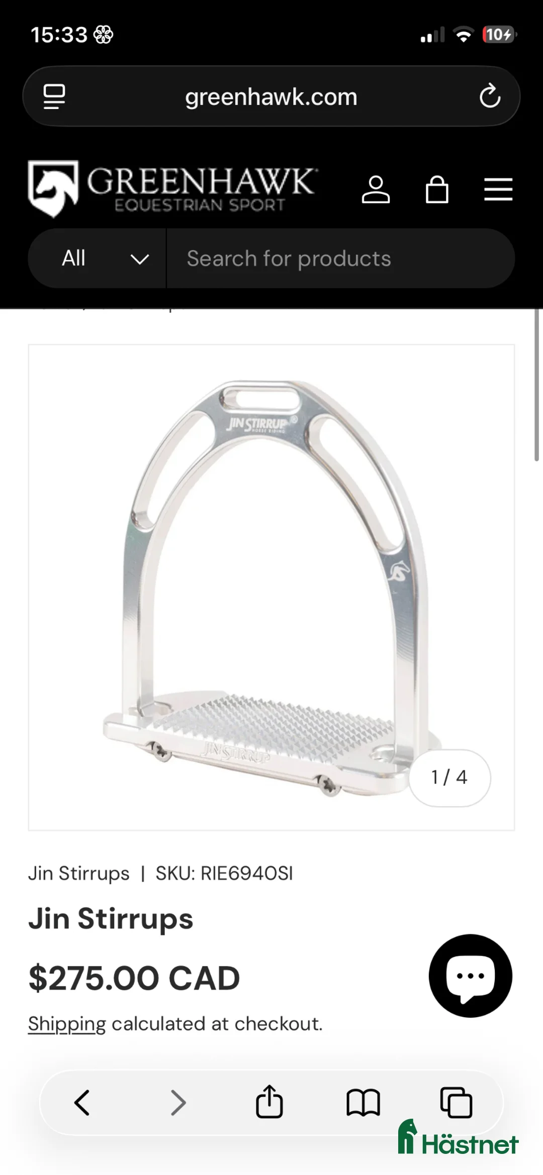 Stigbyglar hästutrustning till salu: Jin stigbyglar - Annons 1