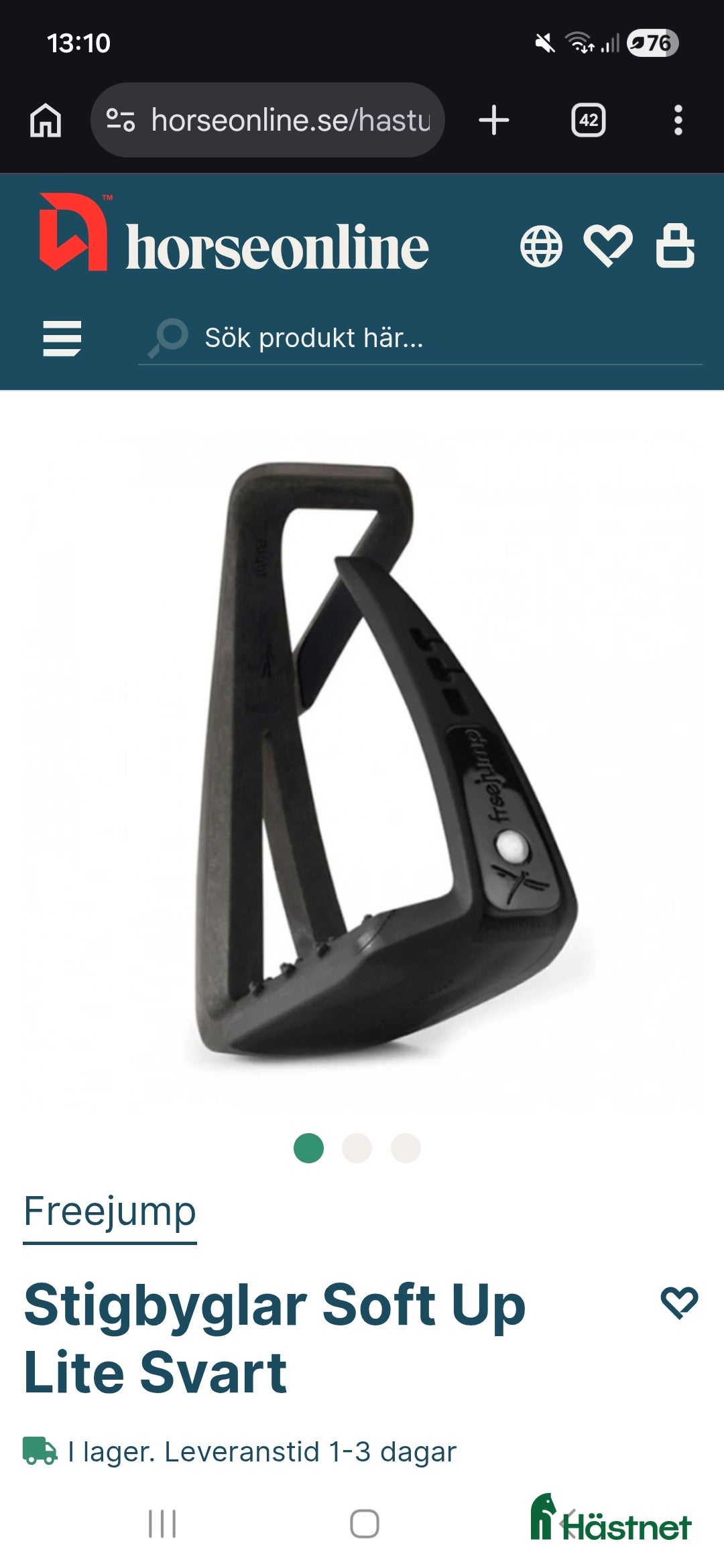 Stigbyglar hästutrustning Freejumps - Annons 1