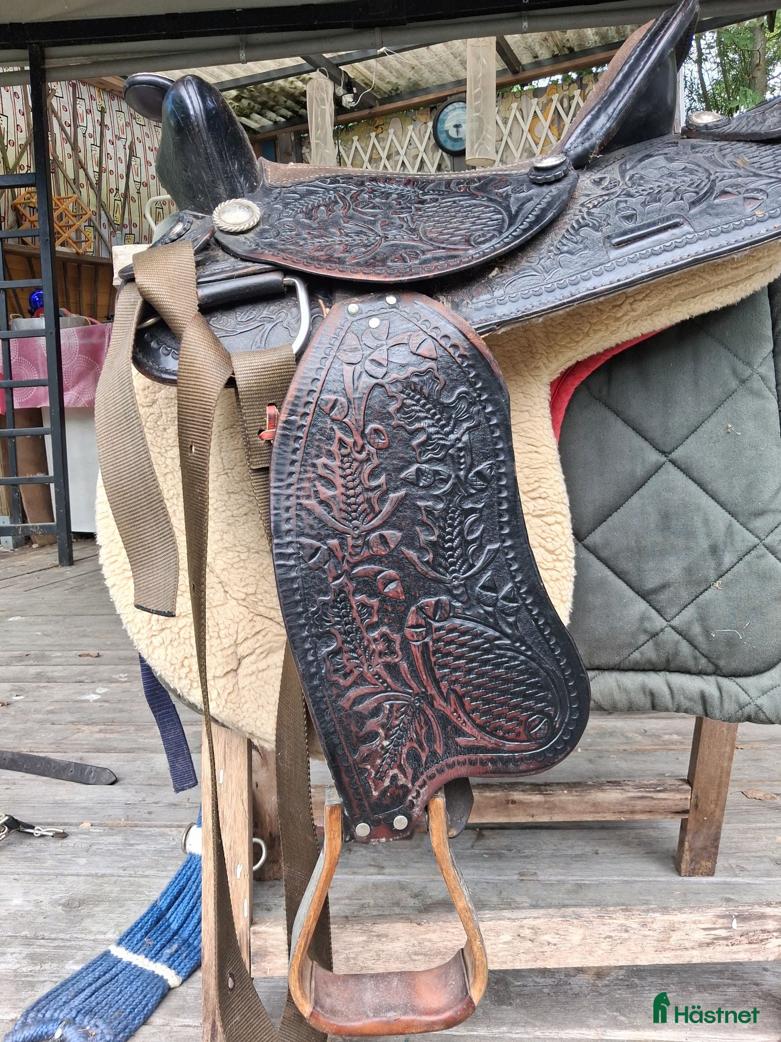 Sadlar hästutrustning Sadel Western Leather - Annons 9