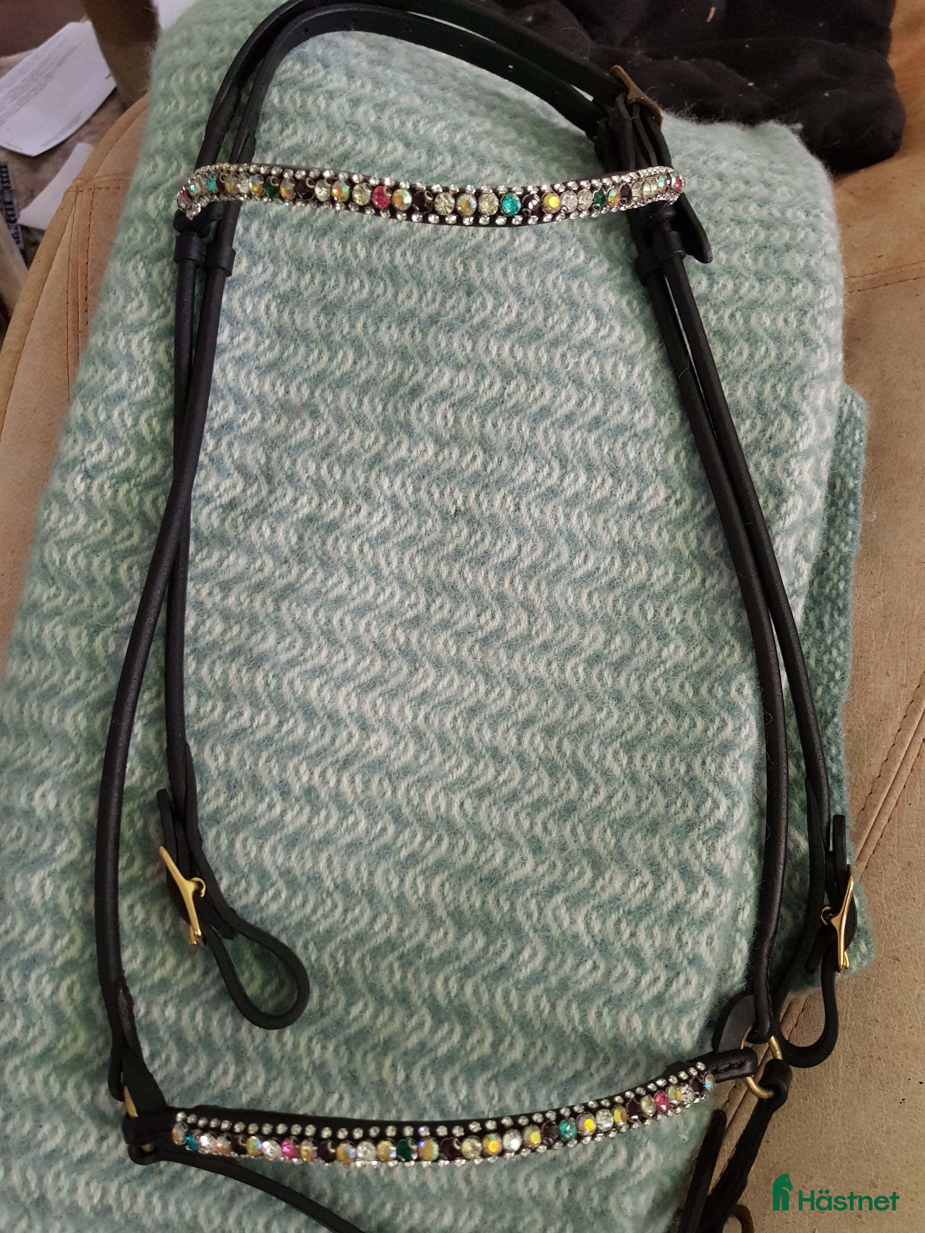 Islandshästutrustning övrig utrustning till salu: Svart rundsytt träns i Timrå - Annons 2