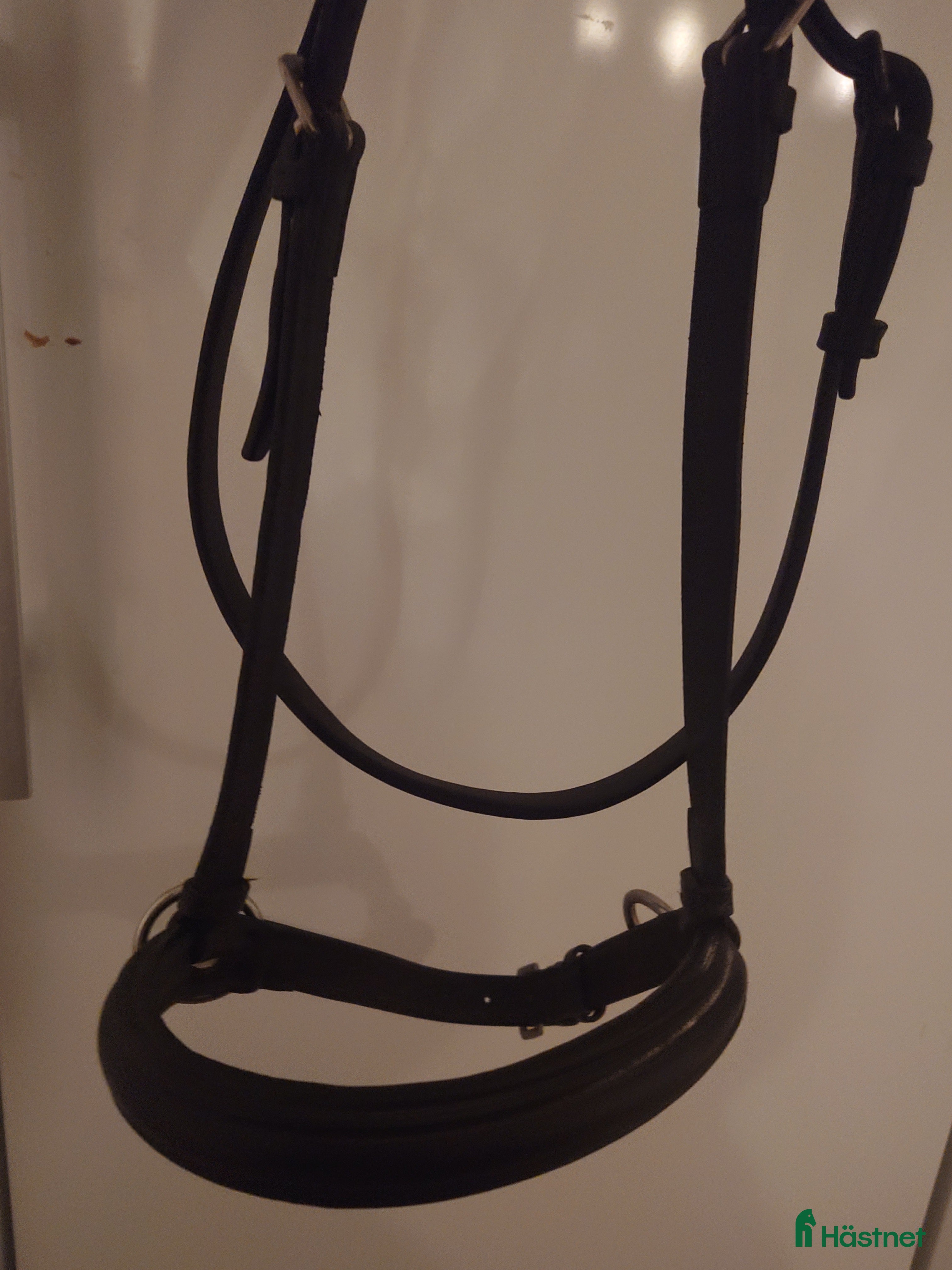 Träns hästutrustning Huvudlag i mörkt läder full storlek  - Annons 3