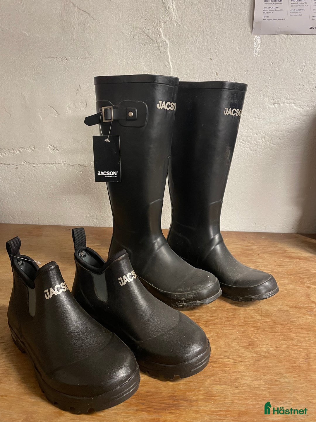 Ridstövlar ryttarutrustning till salu: Nya ridstövlar vinter, regnstövlar  i Vallberga - Annons 2