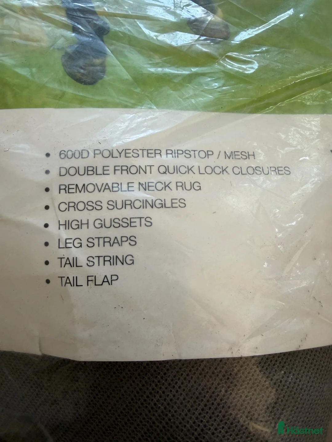 Täcken hästutrustning till salu: Regn- och flugtäcke - Annons 2