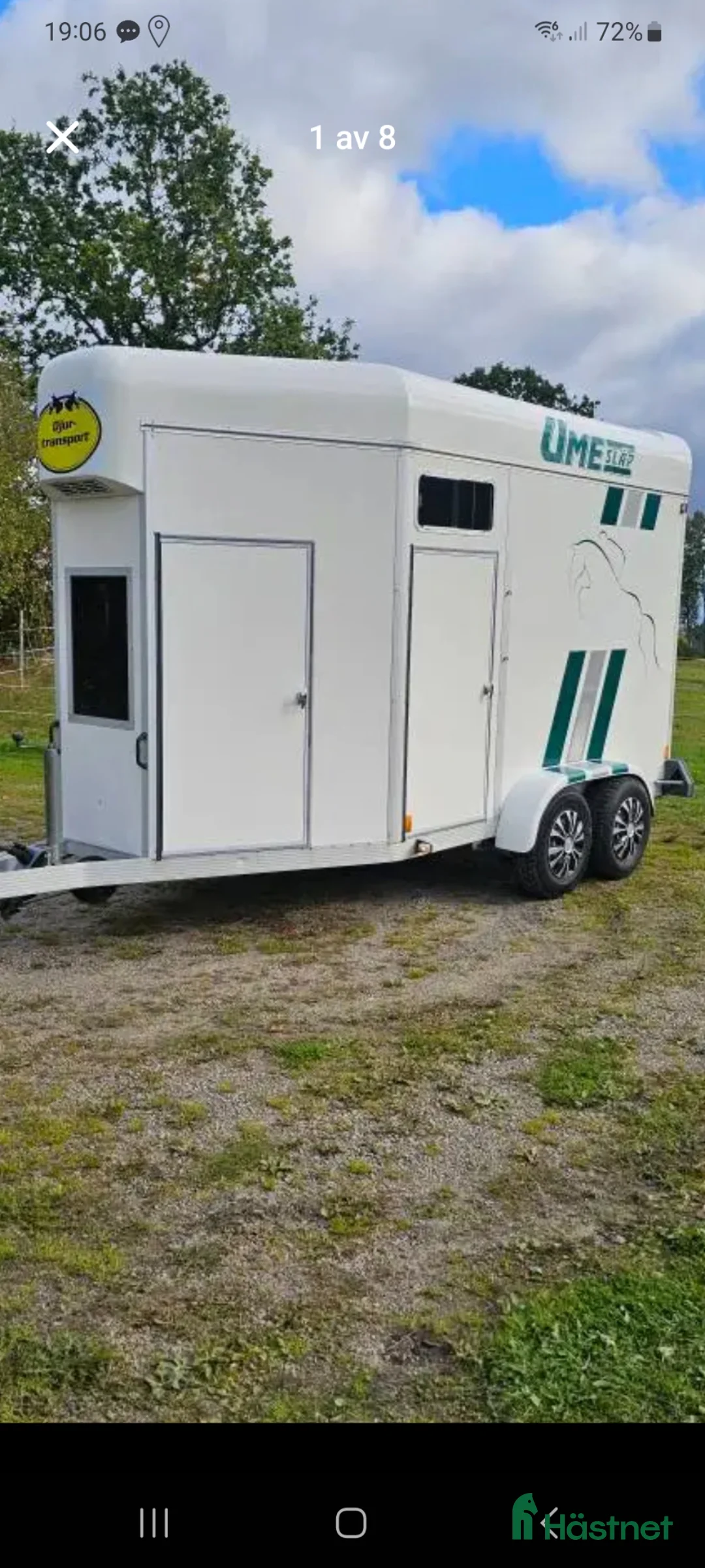 Hästtransporter  fordon & transport till salu: Ume b60 i fint skick  - Annons 1