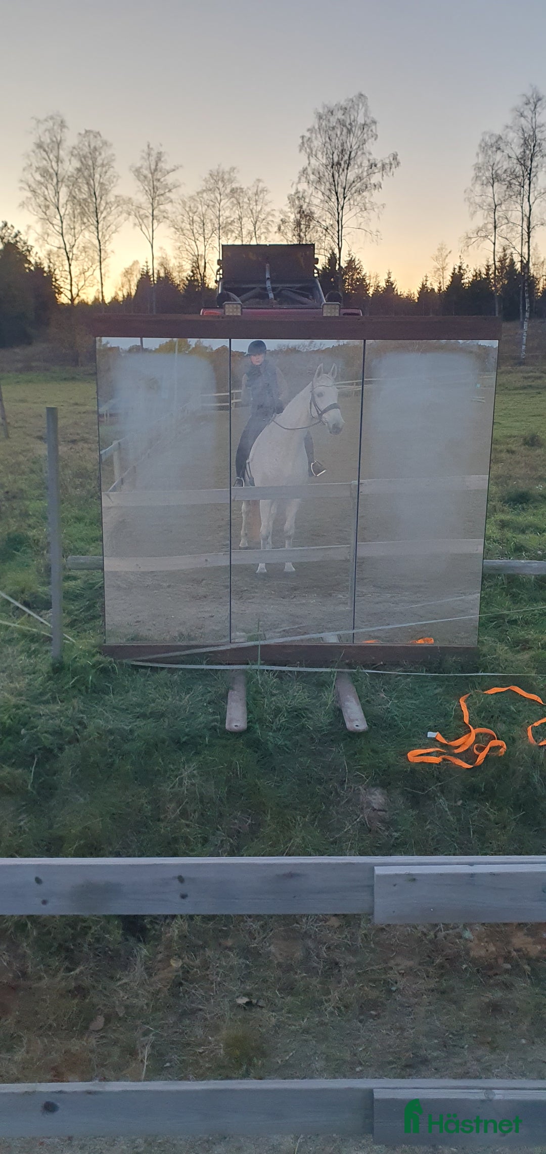 Stallinredning, stängsel & gård övrig utrustning till salu: Speglar ridhus eller ridbana 7,7m i Hamneda - Annons 1