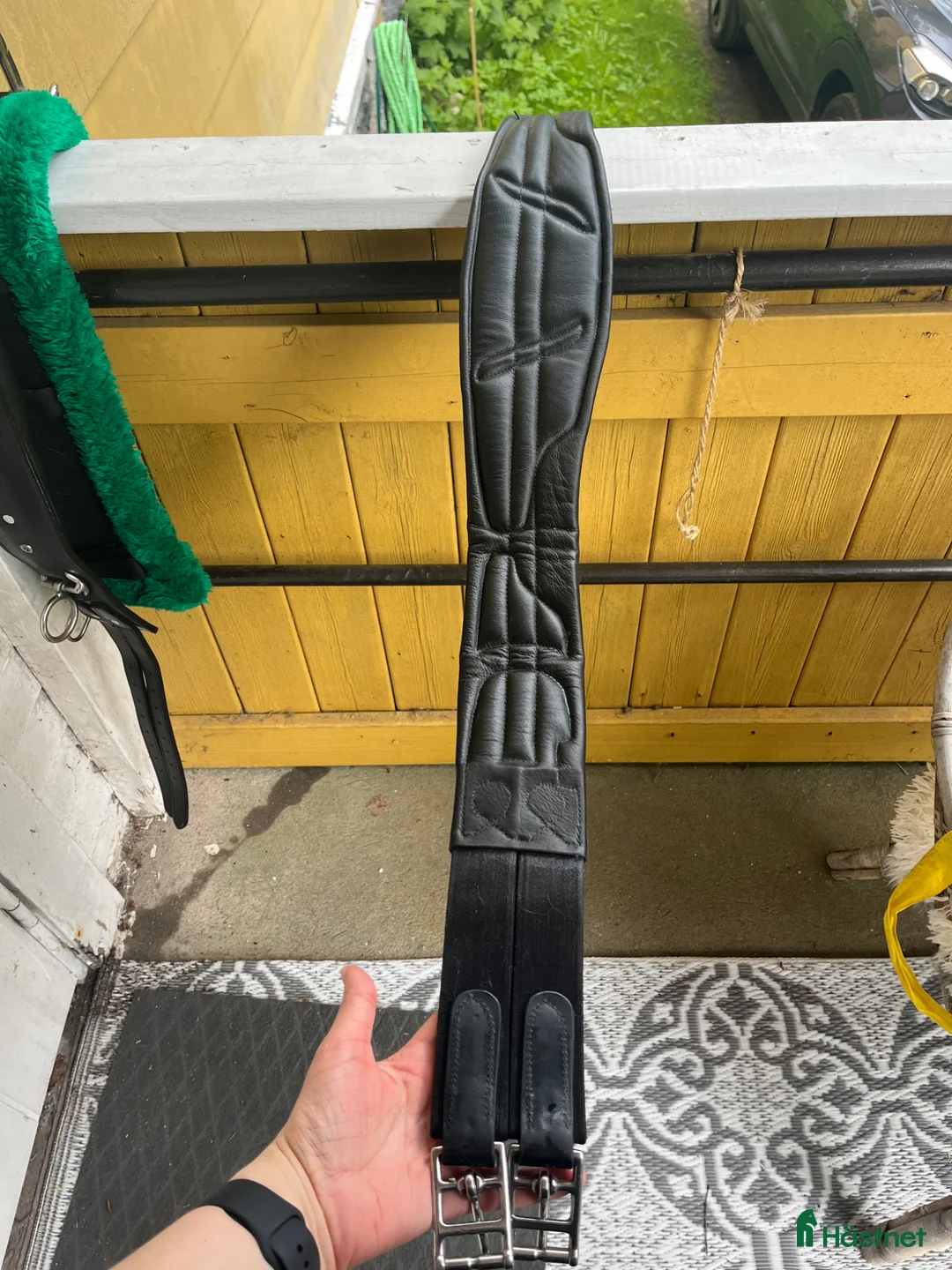 Sadeltillbehör hästutrustning till salu: Schockemöhle sadelgjord 130 cm - Annons 2