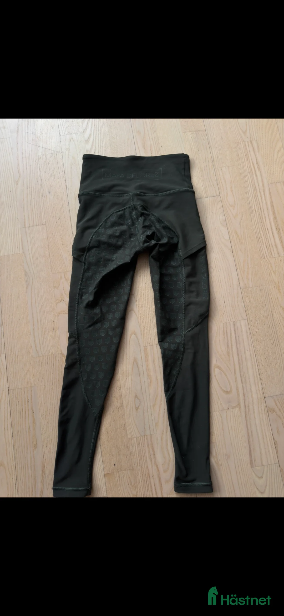 Ridbyxor ryttarutrustning till salu: Maya delorez ridbyxa grön leggings  - Annons 3