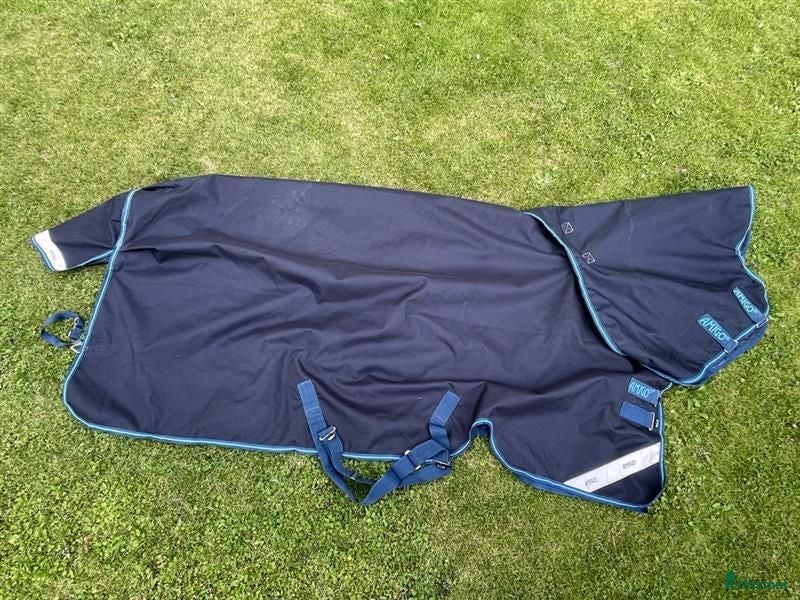 Täcken hästutrustning Horseware Amigo Bravo 12 med hals, 100 g, 155 cm - Annons 5