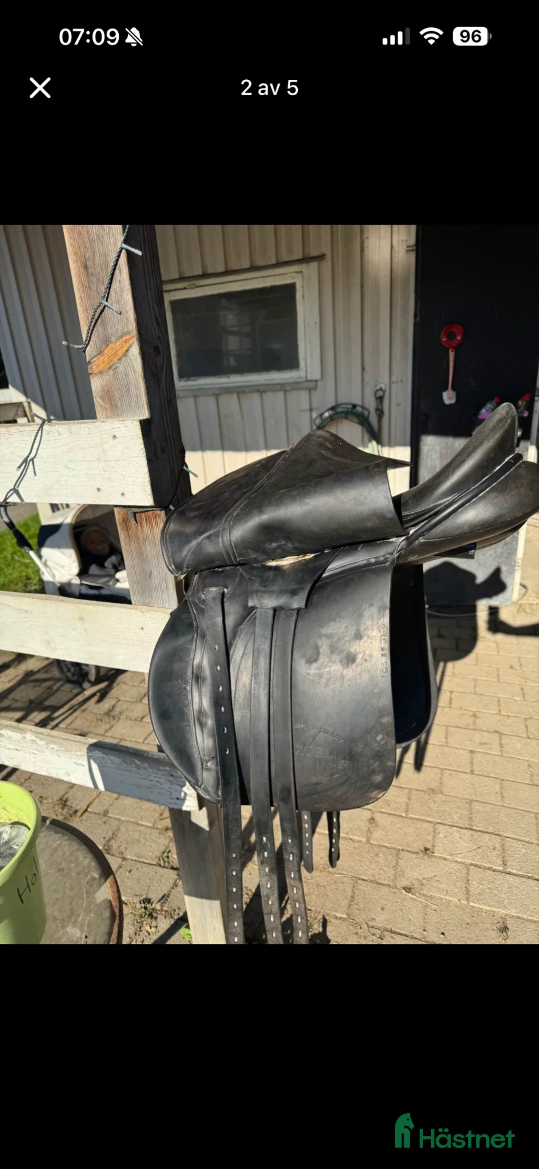 Sadlar hästutrustning till salu: Fin dressyrsadel - Annons 2