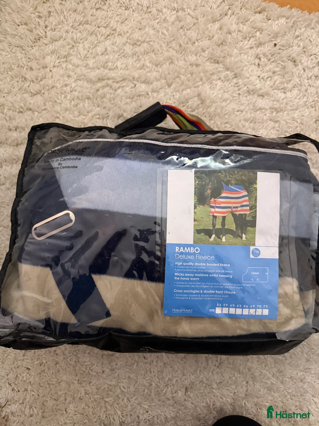 Täcken hästutrustning till salu: Rambo deluxe fleecetäcke  i Höllviken - Annons 5