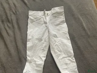 Ridbyxor ryttarutrustning till salu: Vita ridbyxor från equiline - Annons 3