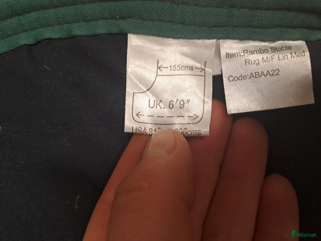 Täcken hästutrustning till salu: Rambo stalltäcke - Annons 3