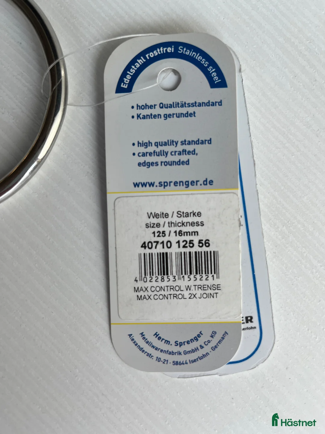 Bett hästutrustning till salu: Nytt Sprenger bett  - Annons 2