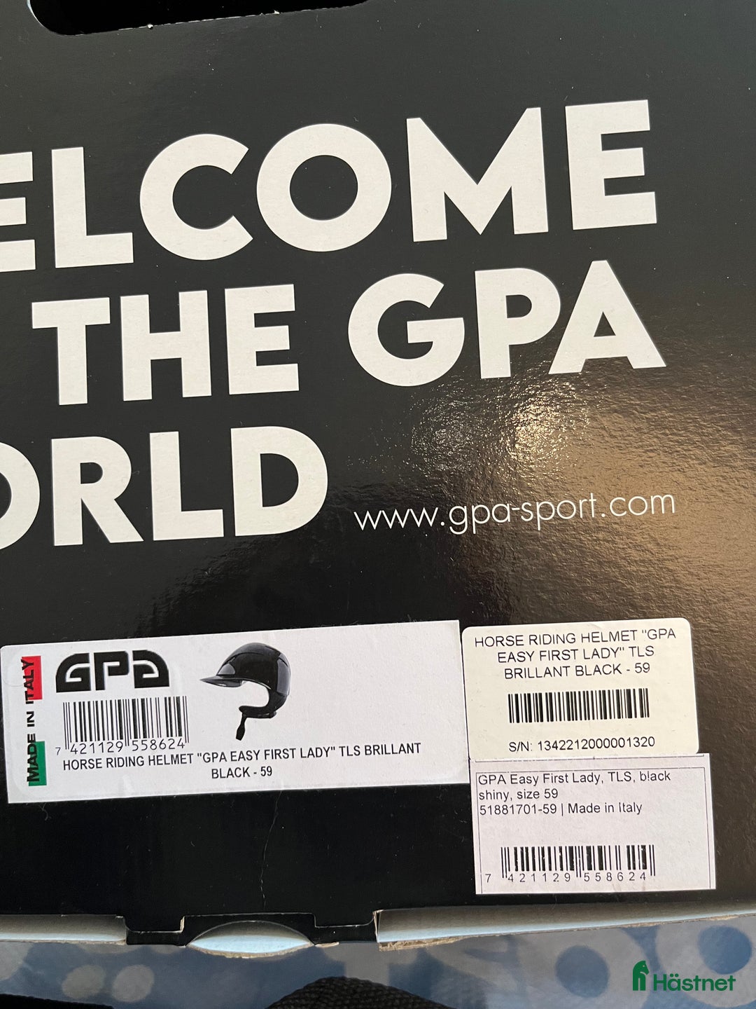 Hjälmar ryttarutrustning till salu: Helt ny Gpa hjälm i Munka-ljungby - Annons 6