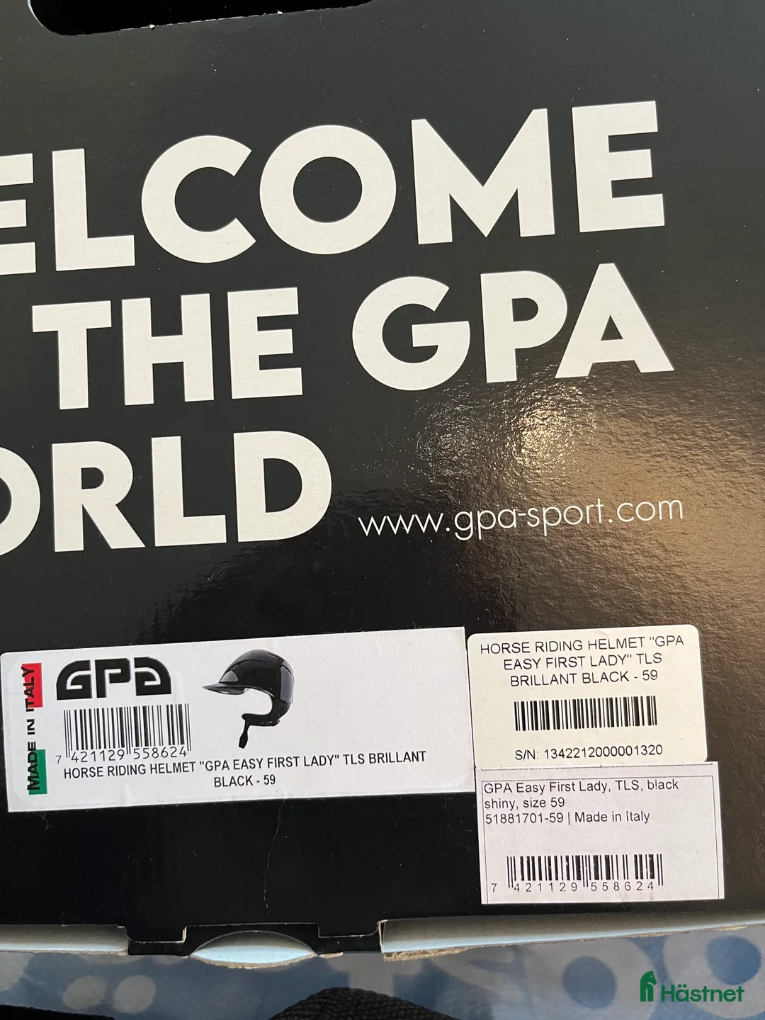 Hjälmar ryttarutrustning till salu: Helt ny Gpa hjälm i Munka-ljungby - Annons 6