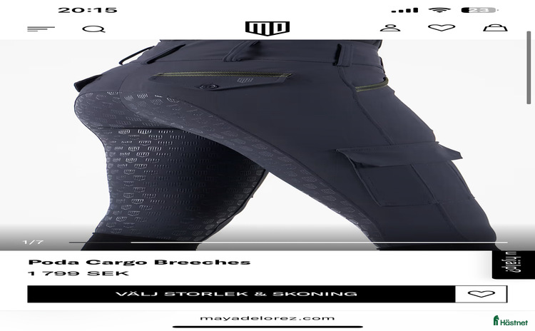 Ridbyxor ryttarutrustning till salu: Maya delorez ridbyxor  i Mullsjö - Annons 9