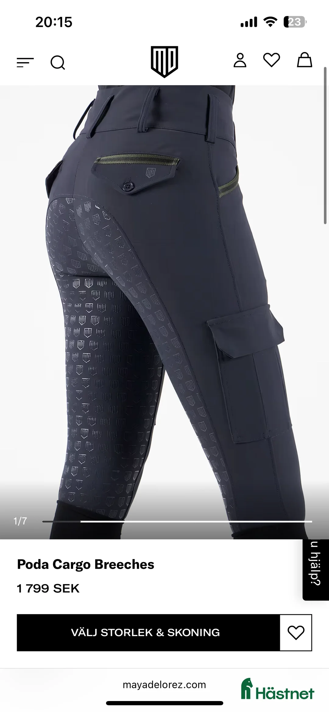 Ridbyxor ryttarutrustning till salu: Maya delorez ridbyxor  i Mullsjö - Annons 1