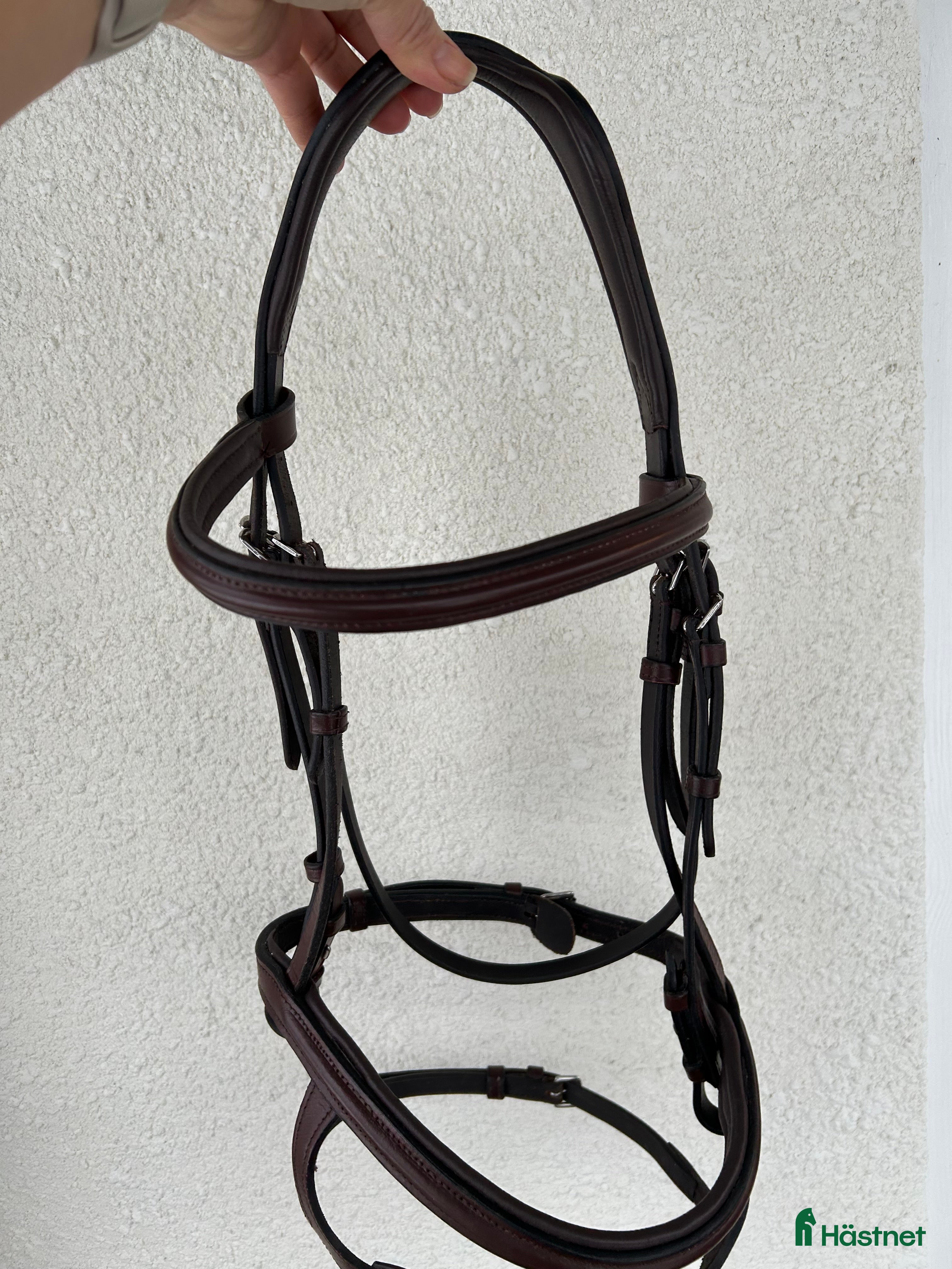 Träns hästutrustning Brunt träns med dubbelnosgrimma - Annons 20