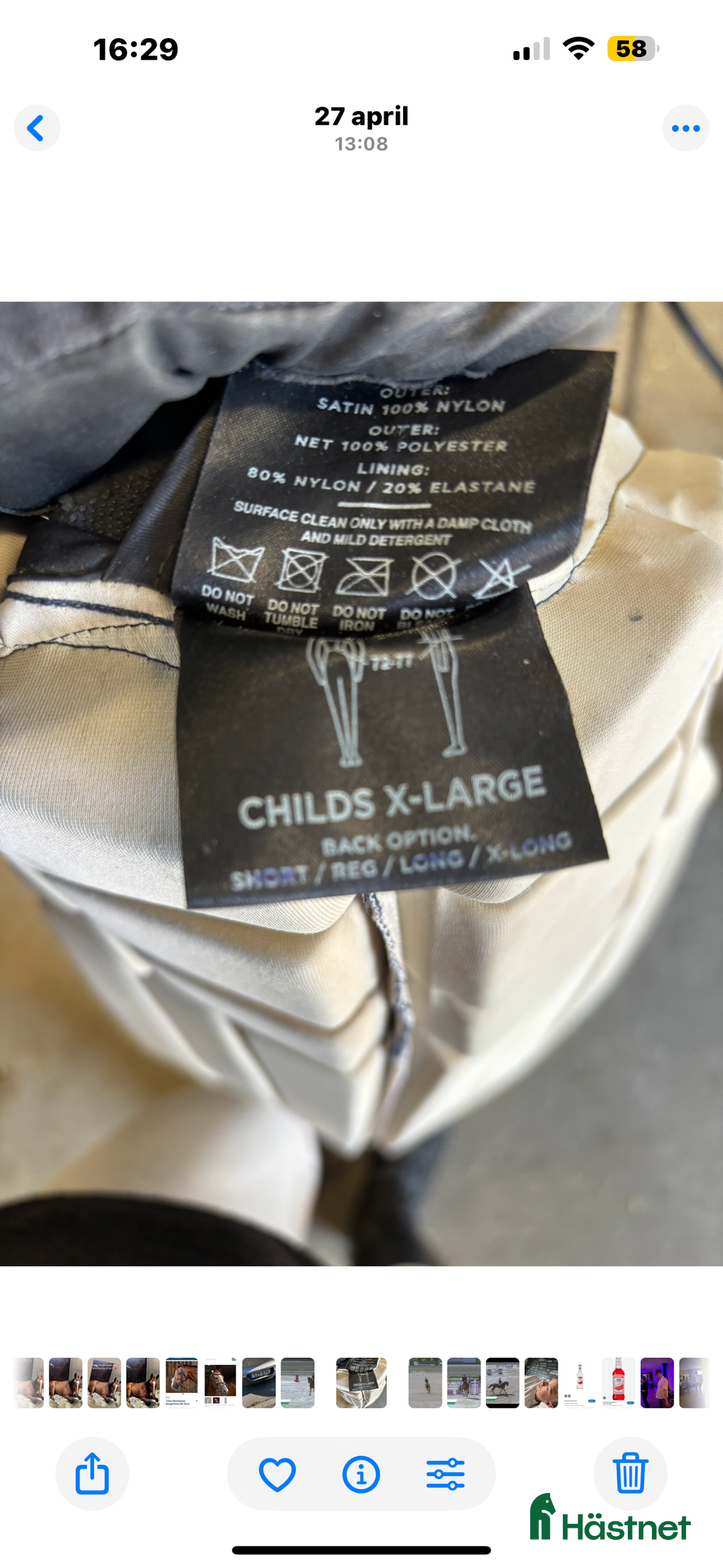 Säkerhetsvästar ryttarutrustning till salu: Snygg säkerhetsväst  i Tösse - Annons 3