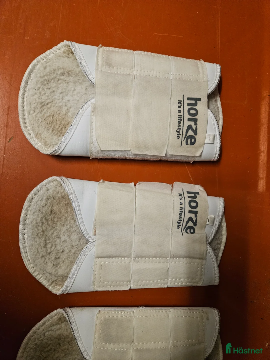 Benskydd hästutrustning till salu: Teddyfodrade benskydd från Horze i Lerum - Annons 2