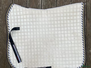 Schabrak & Vojlockar hästutrustning till salu: Vitt Equiline dressyrschabrak i Vallentuna - Annons 11