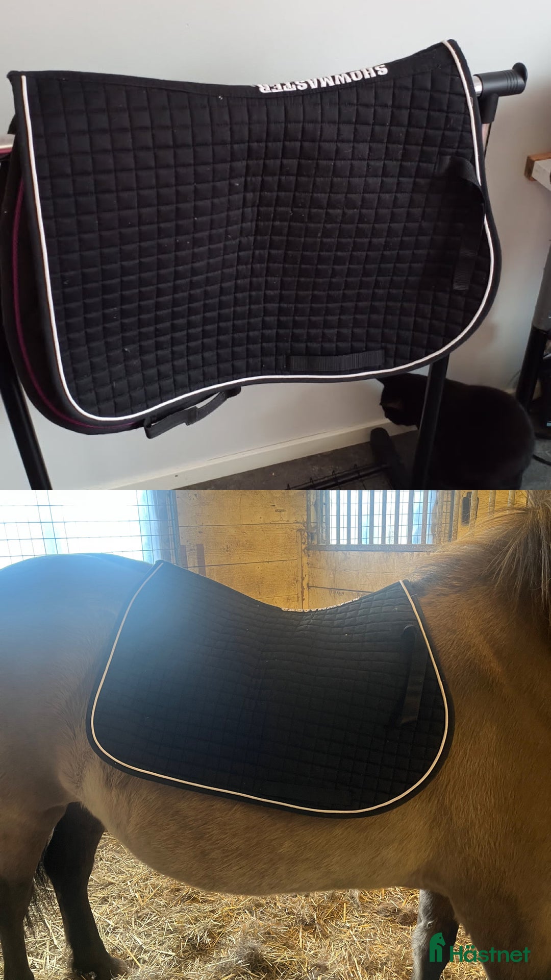 Schabrak & Vojlockar hästutrustning till salu: Svart hoppschabrak i Stora Vika - Annons 1