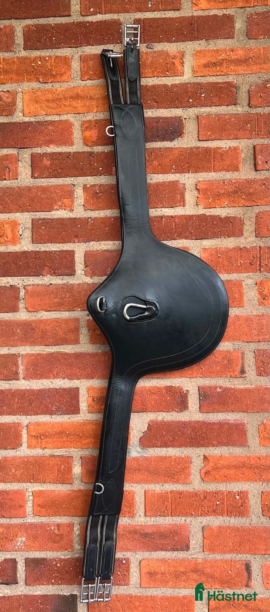 Sadeltillbehör hästutrustning Fairfield magplatta i läder 135 cm – svart - Annons 7