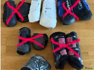 Benskydd hästutrustning Benskydd strl S-L 75kr/set - Annons 4