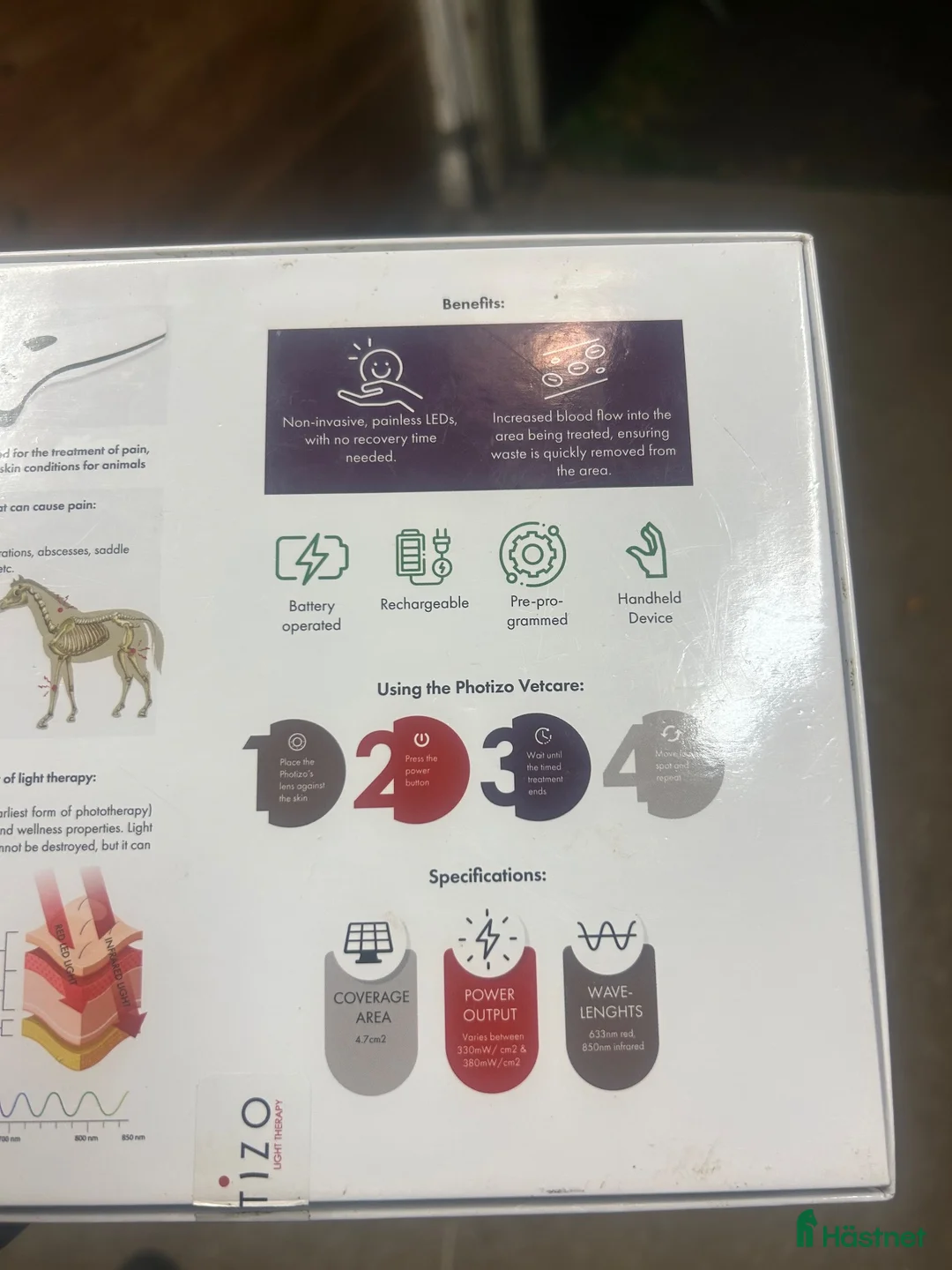 Övrig Hästutrustning hästutrustning till salu: Modellight photzio vetcare - Annons 3