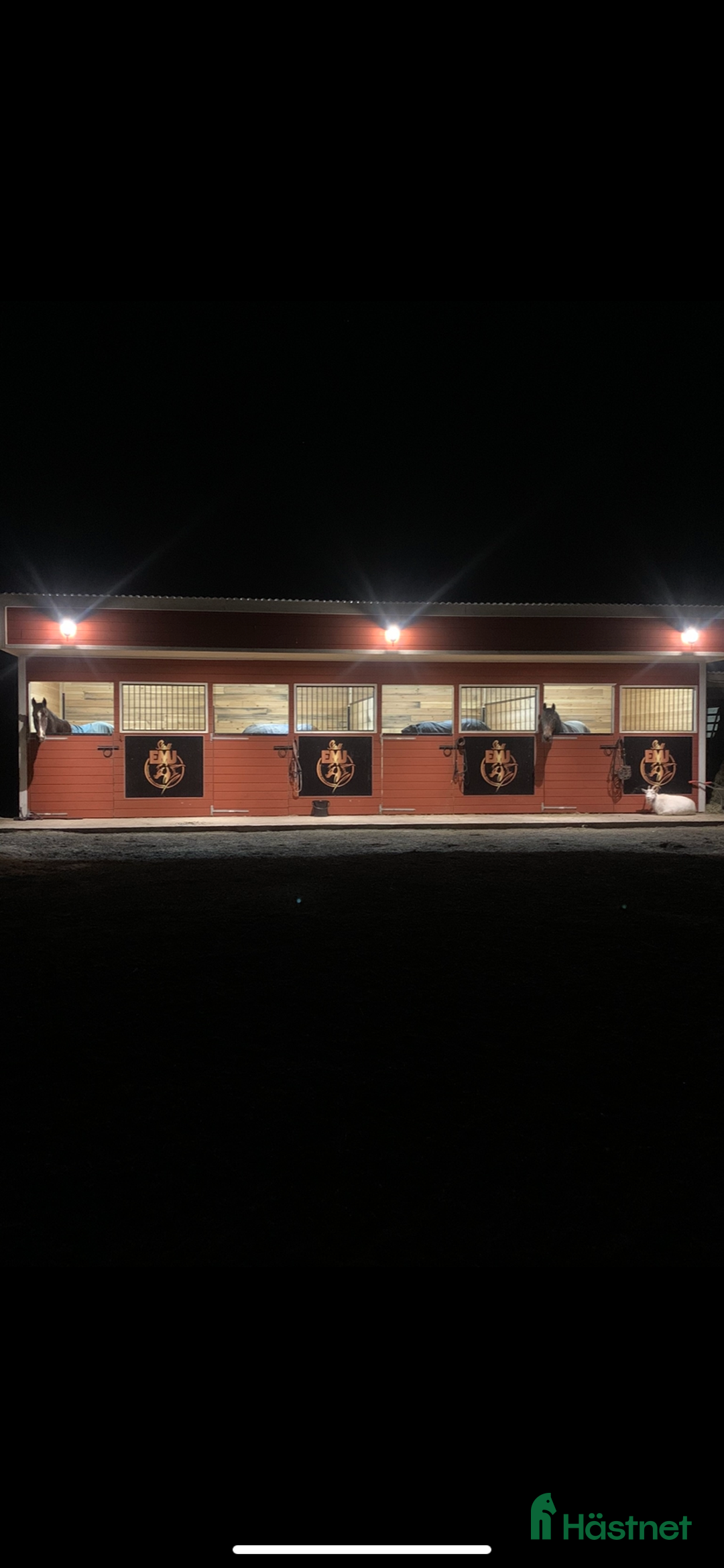 Stallinredning, stängsel & gård övrig utrustning till salu: Fint ute stall på 4boxar i Ruda - Annons 1