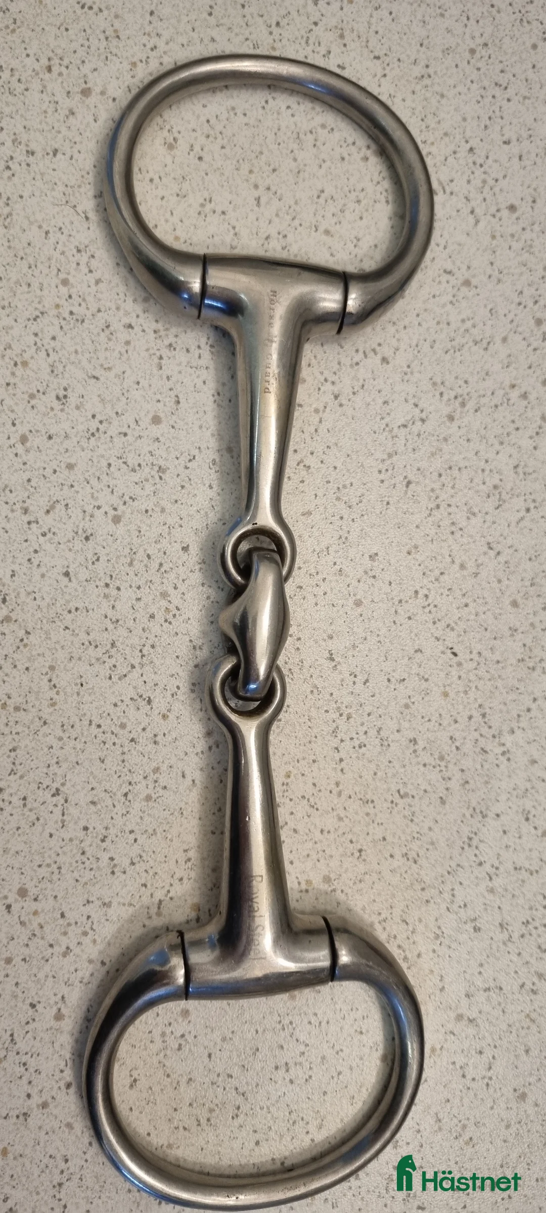 Bett hästutrustning till salu: 3 delat bett med fasta ringar, stl 11,5 - Annons 3